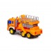 Детская игрушка автомобиль с подъёмником инерционный "Сити" (со светом и звуком) (оранжевый) (в коробке) арт. 89748. Свет, звук.