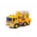 Детская игрушка автомобиль с подъёмником инерционный "Сити" (со светом и звуком) (жёлтый) (в коробке) арт. 89762. Свет, звук.