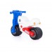 Детская игрушка каталка-мотоцикл "Моторбайк" (бело-синий) арт. 90324 ПОЛЕСЬЕ
