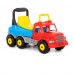 Детская игрушка Каталка-автомобиль "Буран" №2 (красно-голубая) арт. 43801 Полесье