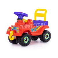 Детская игрушка машинка-каталка Джип 4х4 (красный) арт. 62796 ПОЛЕСЬЕ