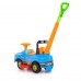 Детская игрушка Автомобиль Джип-каталка с ручкой - №2 (голубой) арт. 62932 Полесье