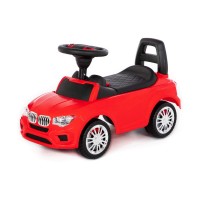 Детская игрушка Каталка-автомобиль "SuperCar" №5 со звуковым сигналом (красная) арт. 84583 Полесье