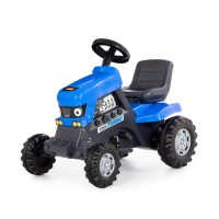 Детская игрушка каталка-трактор с педалями "Turbo" арт. 84620 ПОЛЕСЬЕ (синяя)
