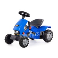 Детская игрушка каталка-трактор с педалями ""Turbo-2" арт. 84644 ПОЛЕСЬЕ (синяя)