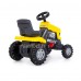 Детская игрушка каталка-трактор с педалями "Turbo" арт. 89311 ПОЛЕСЬЕ (жёлтая)