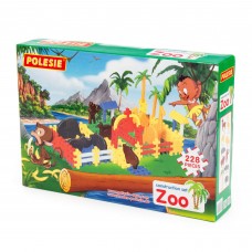 Конструктор для детей "Зоопарк" (228 элементов) (в коробке) арт. 4802 Полесье