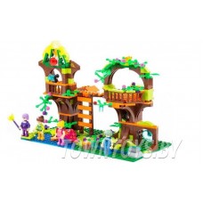 Детский конструктор "Классик" "Сказочный мир-1" (444 элемента) (в коробке) арт. 82039 аналог LEGO (ЛЕГО)