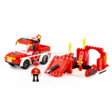 Детский конструктор "Классик" "Город. Пожарная часть-1.6" (187 элементов) (в коробке) арт. 81926 аналог LEGO (ЛЕГО)
