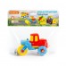 Детская игрушка Конструктор-транспорт "Дорожный каток" (18 элементов) (в пакете) арт. 77776 Полесье