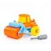 Детская игрушка Конструктор-транспорт "Дорожный каток" (18 элементов) (в пакете) арт. 77776 Полесье