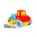 Детская игрушка Конструктор-транспорт "Дорожный каток" (18 элементов) (в пакете) арт. 77776 Полесье