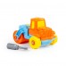 Детская игрушка Конструктор-транспорт "Дорожный каток" (18 элементов) (в пакете) арт. 77776 Полесье