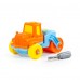 Детская игрушка Конструктор-транспорт "Дорожный каток" (18 элементов) (в пакете) арт. 77776 Полесье