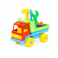 Детская игрушка  автомобиль-конструктор "Техпомощь" (в сеточке) арт. 6387 Полесье