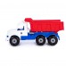 Детская игрушка "Буран" №3, автомобиль-самосвал (бело-синий) арт.90355