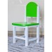 Комплект для детей столик и 2 стульчика «Дракоша» арт. KMD2-705050. Цвет зелёный с белым.