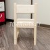 Детский деревянный стульчик маленький арт. SDN23. Высота до сиденья 23 см. Цвет натуральное дерево.