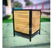 Подставка для цветов уличная с металлическим каркасом серия "Комфорт" арт. KM-60-45