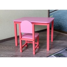 Комплект детский столик и стульчик «Розовый фламинго» арт. KMP-705050. Цвет розовый.