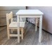 Детский комплект столик и стульчик из массива "Кроха" арт. SDNW-504052+SDN-23.