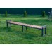 Скамейка садовая деревянная усиленная с металлическим каркасом из профильной трубы "Комфорт-2" арт. SDM-300-40