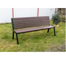 Скамейка садовая со спинкой "Дачная"  арт. SDSD-150