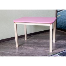 Столик для детей со скругленными углами «Розовая пантера» арт. SLPN-705050. Цвет розовый с натуральным.