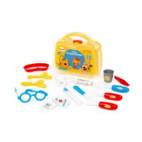 Детский игровой набор "Стоматолог" "Три Кота" (15 элементов) (в чемоданчике) арт. 06654 Полесье