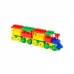 Детская игрушка Конструктор - Паровоз с тремя вагонами, 2051, Полесье