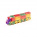 Детская игрушка Конструктор - Паровоз с тремя вагонами, 2051, Полесье