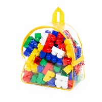 Детская игрушка Конструктор "Юниор" (100 элементов) (в рюкзаке), 3321, Полесье
