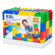 Детская игрушка Конструктор строительный "XXL", 45 элементов арт. 37510 Полесье