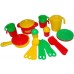Детская игрушка Набор детской посуды "Настенька" на 4 персоны, 3926, Полесье