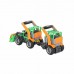Детская игрушка трактор-погрузчик "ГрипТрак" с полуприцепом для животных (в сеточке) арт. 48417 Полесье