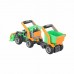 Детская игрушка трактор-погрузчик с полуприцепом "ГрипТрак" (в сеточке) арт. 48431 Полесье