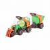 Детская игрушка трактор-погрузчик с полуприцепом "ГрипТрак" (в сеточке) арт. 48431 Полесье