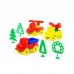 Детская игрушка Конструктор "Юный путешественник" (27 элементов) (в пакете), 52384, Полесье
