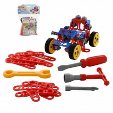 Детская игрушка Конструктор "Изобретатель" - "Квадроцикл №1" (87 элементов) (в пакете) арт. 55057 Полесье