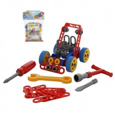 Детская игрушка Конструктор "Изобретатель" - "Автомобиль №1" (90 элементов) (в пакете), 55071, Полесье