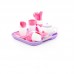 Детская игрушка Набор детской посуды "Алиса" с подносом на 4 персоны (35 элементов) (в сеточке) арт. 58973 Полесье