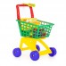 Детская игрушка Тележка для маркета + набор продуктов №8 (12 элементов), 61928, Полесье