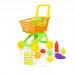 Детская игрушка Тележка для маркета + набор продуктов №8 (12 элементов), 61928, Полесье
