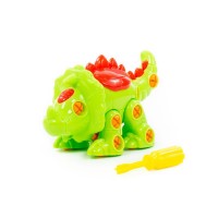 Детская игрушка Конструктор-динозавр "Трицератопс" (32 элементов) (в пакете) арт. 76717 Полесье