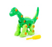 Детская игрушка Конструктор-динозавр "Диплодок" (35 элементов) (в пакете) арт. 76724 Полесье