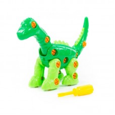 Детская игрушка Конструктор-динозавр "Диплодок" (35 элементов) (в пакете) арт. 76724 Полесье