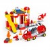 Детская игрушка Конструктор "Макси" - "Пожарная станция" (81 элемент) (в коробке) арт. 77509 Полесье