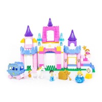 Детская игрушка Конструктор "Макси" - "Весёлая принцесса" (146 элементов) (в коробке) арт. 77684 Полесье