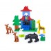 Детская игрушка Конструктор "Макси" - "Зоопарк" (138 элементов) (в коробке) арт. 77721 Полесье