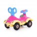 Детская игрушка Каталка-автомобиль для девочек "Сабрина" (со звуковым сигналом) арт. 7970 Полесье